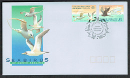 Cocos (Keeling) Is. Sea-birds Of North Keeling Island 2v FDC 1995 SG#323-324 - Kokosinseln (Keeling Islands)