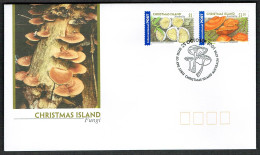 Christmas Is. Fungi Mushrooms 2v FDC 2000 SG#490-491 - Christmaseiland