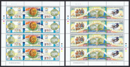 Cook Is. Football Olympic Games Barcelona 2 Full Sheets 1992 MNH SG#1304-1309 Sc#1108-1109 - Islas Cook