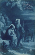 RELIGION - Joyeux Noël - Marie, Joseph Et Jésus - Carte Postale Ancienne - Jezus