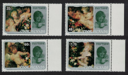Cook Is. Rubens Paintings Christmas 4v Margins 1982 MNH SG#856-859 Sc#687-690 - Cookeilanden