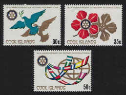 Cook Is. 75th Anniversary Of Rotary International 3v 1980 MNH SG#683-685 - Islas Cook