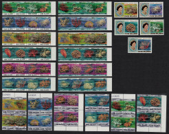 Cook Is. Corals 77v COMPLETE 1980 MNH SG#713-789 - Islas Cook