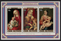 Cook Is. Christmas Paintings MS 1978 MNH SG#MS621 Sc#505a - Islas Cook