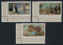 Cook Is. Captain Cook Discovery Of Hawaii 3v Corners 1978 MNH SG#584-586 MI#547-549 Sc#480-482 - Islas Cook