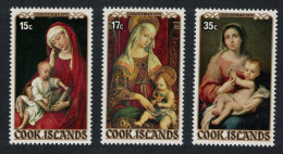 Cook Is. Christmas Paintings 3v 1978 MNH SG#618-20 Sc#503-505 - Islas Cook