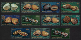 Cook Is. Shells Overprints 11v 1978 MNH SG#602-612 Sc#488-498 - Islas Cook