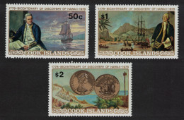 Cook Is. Captain Cook Discovery Of Hawaii 3v 1978 MNH SG#584-586 MI#547-549 Sc#480-482 - Islas Cook