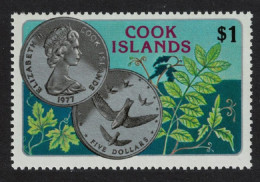 Cook Is. Bird Coin National Wildlife And Conservation Day 1977 MNH SG#583 - Islas Cook