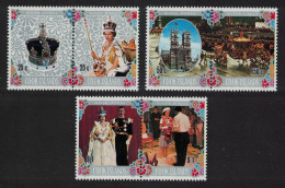 Cook Is. Silver Jubilee 3 Pairs 1977 MNH SG#564-569 - Islas Cook