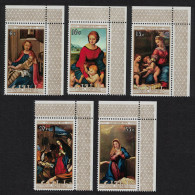 Cook Is. Christmas Painting By Great Masters 5v Corners 1975 MNH SG#529-533 - Islas Cook
