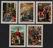 Cook Is. Christmas Painting By Great Masters 5 MSs 1975 MNH SG#MS535 - Islas Cook