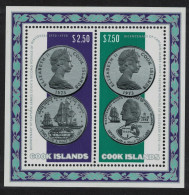 Cook Is. Captain Cook's Second Voyage Of Discovery Coins MS 1974 MNH SG#MS494 - Islas Cook