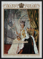 Cook Is. 20th Anniversary Of Queen Elizabeth's Coronation MS 1973 MNH SG#MS430 - Islas Cook