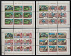 Cook Is. Centenary Of UPU 4v Sheet 1974 MNH SG#495-98 - Islas Cook