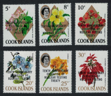 Cook Is. Treaty Banning Nuclear Testing 6v 1973 MNH SG#431-436 - Islas Cook
