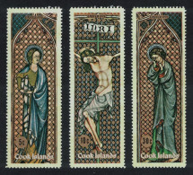 Cook Is. Easter Triptych Of The Crucifixion 3v 1972 MH SG#373-375 MI#294-296 - Islas Cook