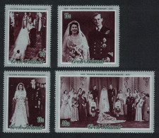 Cook Is. Royal Silver Wedding 4v 1972 MNH SG#413-416 Sc#335-338 - Islas Cook
