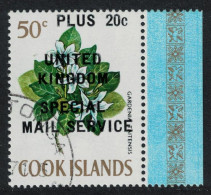 Cook Is. Surch 'PLUS 20c UNITED KINGDOM SPECIAL MAIL SERVICE' 1971 Canc SG#344 MI#267 - Islas Cook