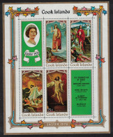 Cook Is. Easter Paintings By Raphael Murillo MS 1970 MNH SG#MS320 Sc#273-276A - Islas Cook