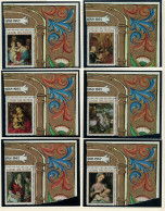 Cook Is. Christmas Renaissance Paintings Rubens 6v Corners 1967 MNH SG#256-261 - Cookeilanden