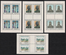 Czechoslovakia Art Paintings 25th Series 4 Sheetlets 1990 MNH SG#3044-3047 - Ungebraucht