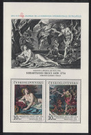 Czechoslovakia 'Bacchus And Ariadne' Painting By Sebastian Ricci MS Ovp 1989 MNH MI#Block 91 - Neufs