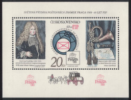 Czechoslovakia Praga '88 Stamp Exhibition Prague MS Frame Perf RARR 1986 MNH SG#MS2833 MI#Block 67C - Ungebraucht