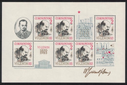 Czechoslovakia 115th Birth Anniversary Of Lenin MS 1985 MNH SG#MS2773 - Nuevos