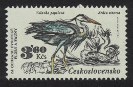 Czechoslovakia Grey Herons Bird 1983 MNH SG#2677 - Nuevos