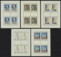 Czechoslovakia Art Paintings 6th Issue 5v Sheetlets 1971 MNH SG#1999-2003 MI#2032-2036 - Unused Stamps