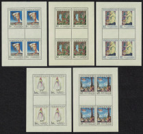 Czechoslovakia Art Paintings 6th Issue 5v Sheetlets 1971 MNH SG#1999-2003 MI#2032-2036 - Nuovi