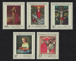 Czechoslovakia Art Paintings 4th Series 5v 1969 MNH SG#1861-1865 - Neufs