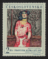 Czechoslovakia 'The Cabaret Artiste' Painting By F. Kupka 1968 MNH SG#1747 - Unused Stamps