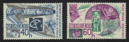 Czechoslovakia Space Research 2v 1967 MNH SG#1640-1641 - Unused Stamps