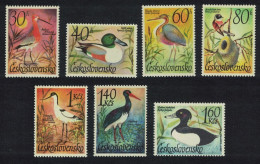 Czechoslovakia Godwit Shoveler Heron Avocet Stork Duck Water Birds 7v 1967 MNH SG#1632-1638 MI#1681-1687 - Unused Stamps