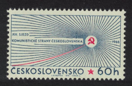 Czechoslovakia 13th Czechoslovakian Communist Party Congress 1966 MNH SG#1582 - Nuovi