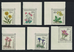 Czechoslovakia Cacti Flowers 6v Corners 1960 MNH SG#1191-1196 - Nuovi
