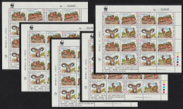 Cyprus WWF Mouflon 5 Sheetlets [A] 1998 MNH SG#941-944 MI#914-917 Sc#920-923 - Unused Stamps