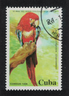 Caribic Green-winged Macaw Bird 1994 CTO SG#3934 - Usati