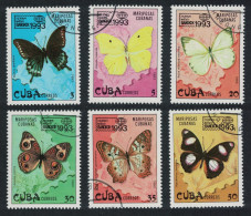 Caribic Butterflies 6v 1993 CTO SG#3844-3849 - Gebruikt