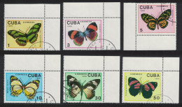 Caribic Butterflies 6v 1989 CTO SG#3409-3414 - Usados