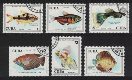 Caribic Fish In Lenin Park Aquarium 6v 1978 CTO SG#2460-2465 - Gebraucht