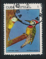 Caribic Green Woodpecker Bird 1977 CTO SG#2353 - Gebruikt