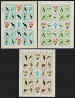 Caribic Christmas Birds 3 Full Sheets 1970 MNH SG#1810-1815 - Nuevos
