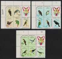 Caribic Christmas Birds 3 Blocks 1970 MNH SG#1810-1815ad - Ungebraucht