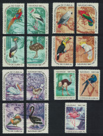 Caribic Birds Of Havana Zoo Christmas 15v 1967 MNH SG#1556-1561ad - Neufs