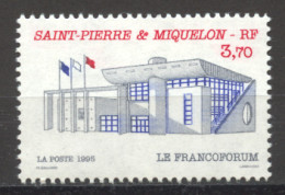 St Pierre And Miquelon, 1995, Francoforum, Buildings, Architecture, MNH, Michel 700 - Nuevos