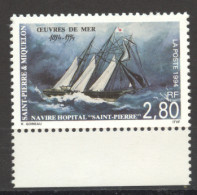 St Pierre And Miquelon, 1994, Sea Search And Rescue, Sailing Ship, Boat, MNH, Michel 676 - Neufs