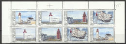 St Pierre And Miquelon, 1992, Lighthouses, Coastal Landscape, MNH Strip, Michel 639-642 - Neufs